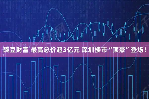 豌豆财富 最高总价超3亿元 深圳楼市“顶豪”登场！