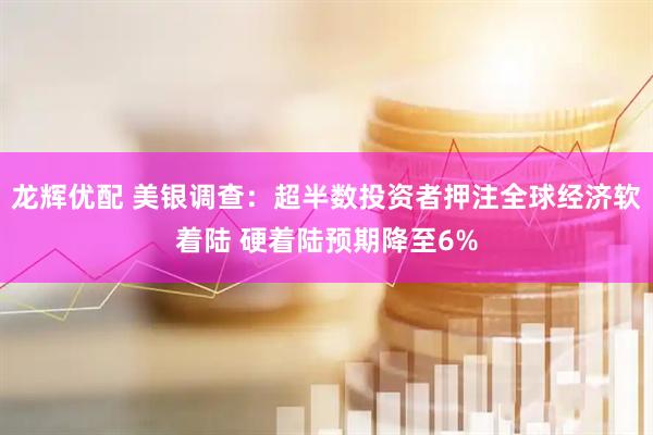 龙辉优配 美银调查：超半数投资者押注全球经济软着陆 硬着陆预期降至6%