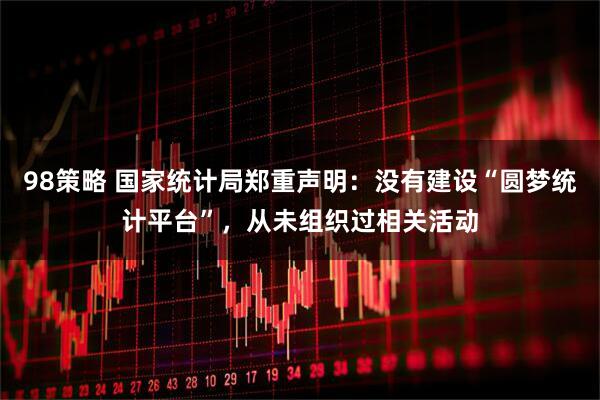 98策略 国家统计局郑重声明：没有建设“圆梦统计平台”，从未组织过相关活动